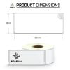 az-product-1165-64 Lot 10 rouleaux etiquettes Seiko DYMO 99012 compatibles labels writer roll 36mm X 89mm