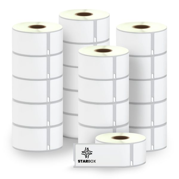 az-product-1275-53 Lot 20 rouleaux etiquettes seiko DYMO 99012 compatibles labels writer roll 36mm X 89mm