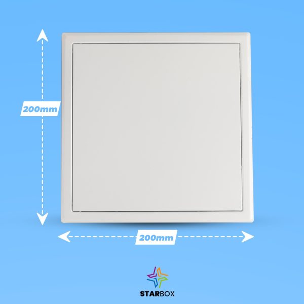 az-product-1287-18 Trappe acier 20×20 cm – Blanche – PUSH