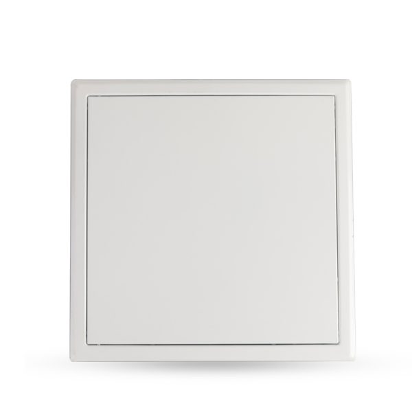 Trappe acier 40×40 cm – Blanche – PUSH