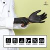 az-product-1365-400 STAR BOX Gants Jetables en Nitrile - Haute Résistance, Sans Latex, Pack de 100 pcs, Taille M, Pour Usage Professionnel et D