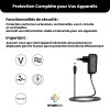 az-product-1414-420 STAR BOX Alimentation Universelle 12V 2A DC, AC 100-240V 50/60Hz fiche Jack 5,5-2,5mm